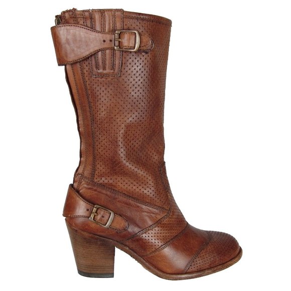 Belstaff Distressed Roadmaster Boots Shoes Leather Sole - Picture 1 of 1